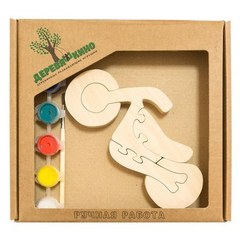 Развивающая игрушка"Мотоцикл"с красками