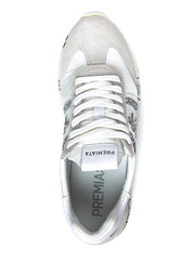 Комбинированные кроссовки Premiata Lucy-D 4548 на шнуровке распродажа