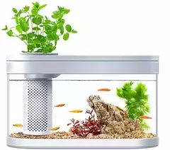 Акваферма Xiaomi Geometry Fish Tank Aquaponics Ecosystem C180 Standart Set (белый)