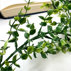 №2 Ампельное растение, искусственная зелень, лиана зеленая, Самшитовая, 180 см.