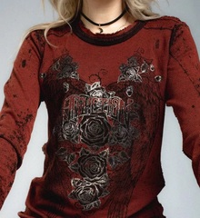 Лонгслив двусторонний Affliction SECRET GARDEN
