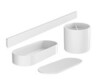 Hansgrohe WallStoris 27968700 Набор аксессуаров (белый матовый)