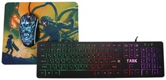 Клавиатура Defender TARK C-779 + мышь + коврик черный