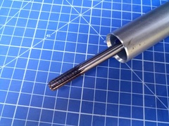 Штанга нижняя в сборе DDE d26х740мм, вал 9Tx9Tx762мм GBS260RD