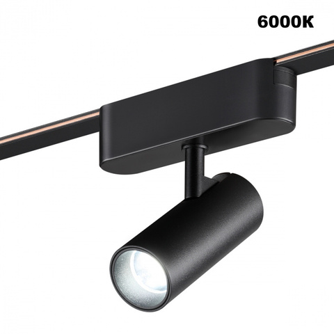 359468 SHINO NT24 102 черный Трековый смарт-светильник для низковольтного шинопровода с двумя режимами работы IP20 LED 6W 24V 3000-6000K EASY