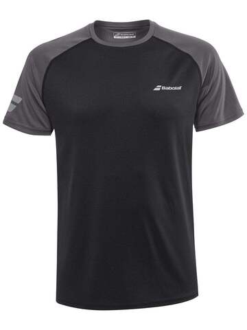 Теннисная футболка Babolat Play Crew Neck Tee Men - black