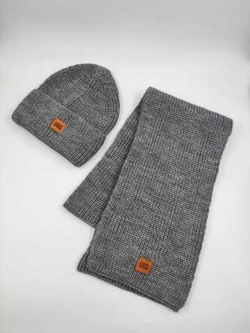 Ugg Chunky Rib Knit Beanie Sen Grey
