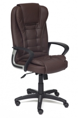 Кресло компьютерное Барон (BARON) — коричневый/коричневый перфорированный (36-36/36-36/06)