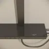 SC6100GG Душевая стойка SANCOS VOS с термостатом, изливом, полкой, верхним душем, воронен сталь