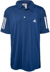 Детская теннисная футболка Adidas B Club Polo - mystery blue/white
