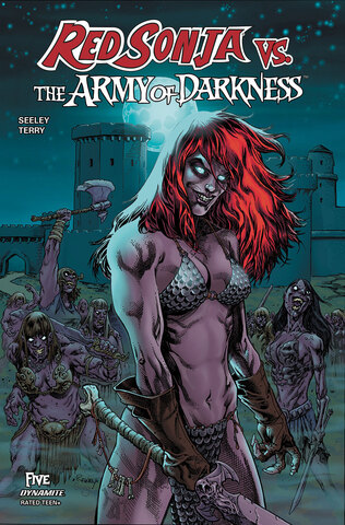 Red Sonja vs The Army Of Darkness #5 (Cover C) (ПРЕДЗАКАЗ!)