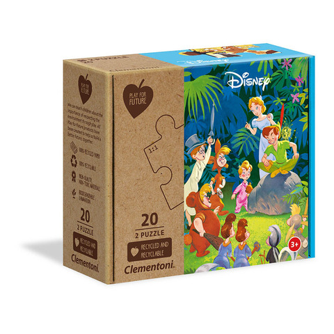 Puzzle PZL 2X20 PFF - JUNGLE BOOK+PETE95030069