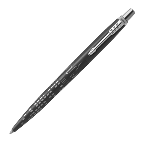 Шариковая ручка Jotter New York Black CT, стержень: M, цвет чернил: blue, в подарочной упаковке