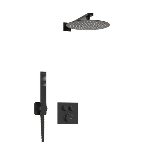WasserKRAFT A7448.219.258.302.240.218 Thermo Встраиваемый комплект для душа с верхней душевой насадкой и лейкой