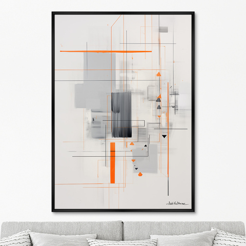 ArtNoMore - Репродукция картины на холсте Crystallization of color, No 1, 2024г.