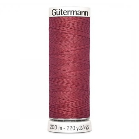 Нить Sew-All 200 м, Gutermann, 082 розовая долина