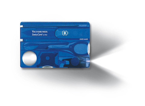Швейцарская карточка Victorinox SwissCard Lite, синяя