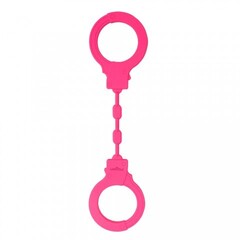 Наручники силиконовые розовые Be Mine, One Size