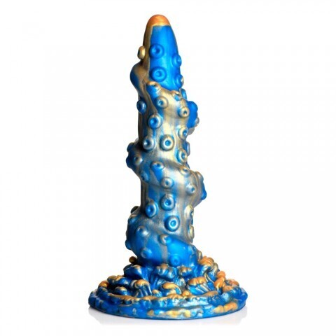 Фантазийный фаллоимитатор Creature Cocks Lord Kraken Tentacled Silicone Dildo, 21.1х5.1 см
