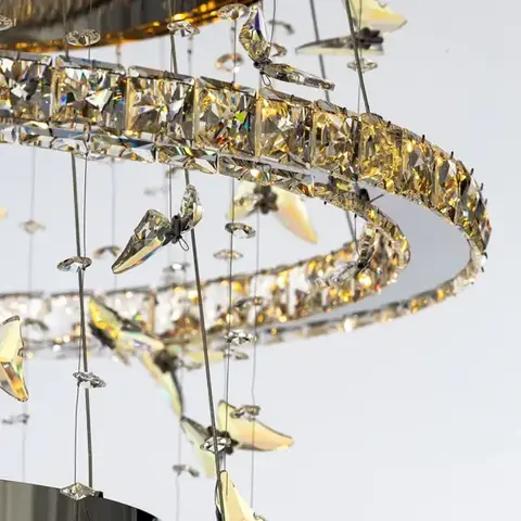 Подвесная светодиодная люстра Citilux Etera CL322090