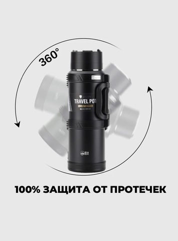 Картинка термос Skully KD9065-2.5 Green - 5