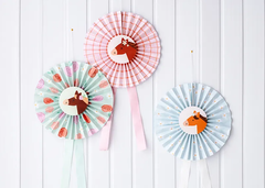 Наградные розетки на стену "Лошадки" 3 шт. (35 см)