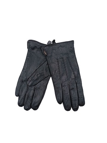 Перчатки мужские натуральная кожа (подкладка трикотаж-шерсть)