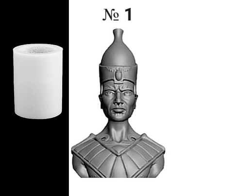 Силиконовый молд Бюст № 1