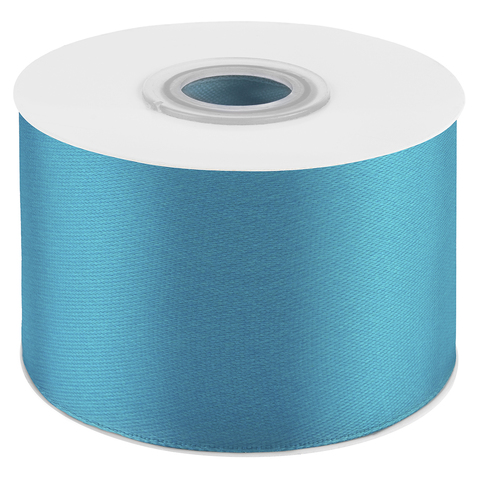 Лента Атласная (5см*22,85м) Лазурный.
