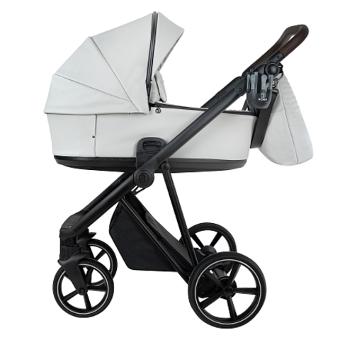 ROAN Коляска 2 в 1 Sol короб + прогулка leather/Island Stone/Black