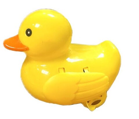 Уточка Заводная на веревке + Свет, размер 15см*11см*10см