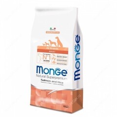 Сухой корм Monge Dog Speciality Line Monoprotein – Лосось с рисом 12 кг