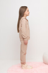 брюки  для девочки  КР 400669/лунный свет к467