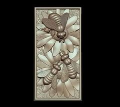 Силиконовый молд № 0035 Панно Пчелы