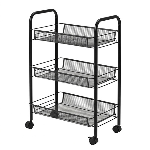 Тележка для ванной комнаты VAGN VIT, 26x44х63, черный