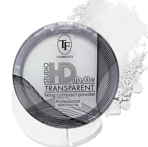 TF Пудра компактная прозрачная Studio HD Transparent fixing compakt powder 6г (Китай)