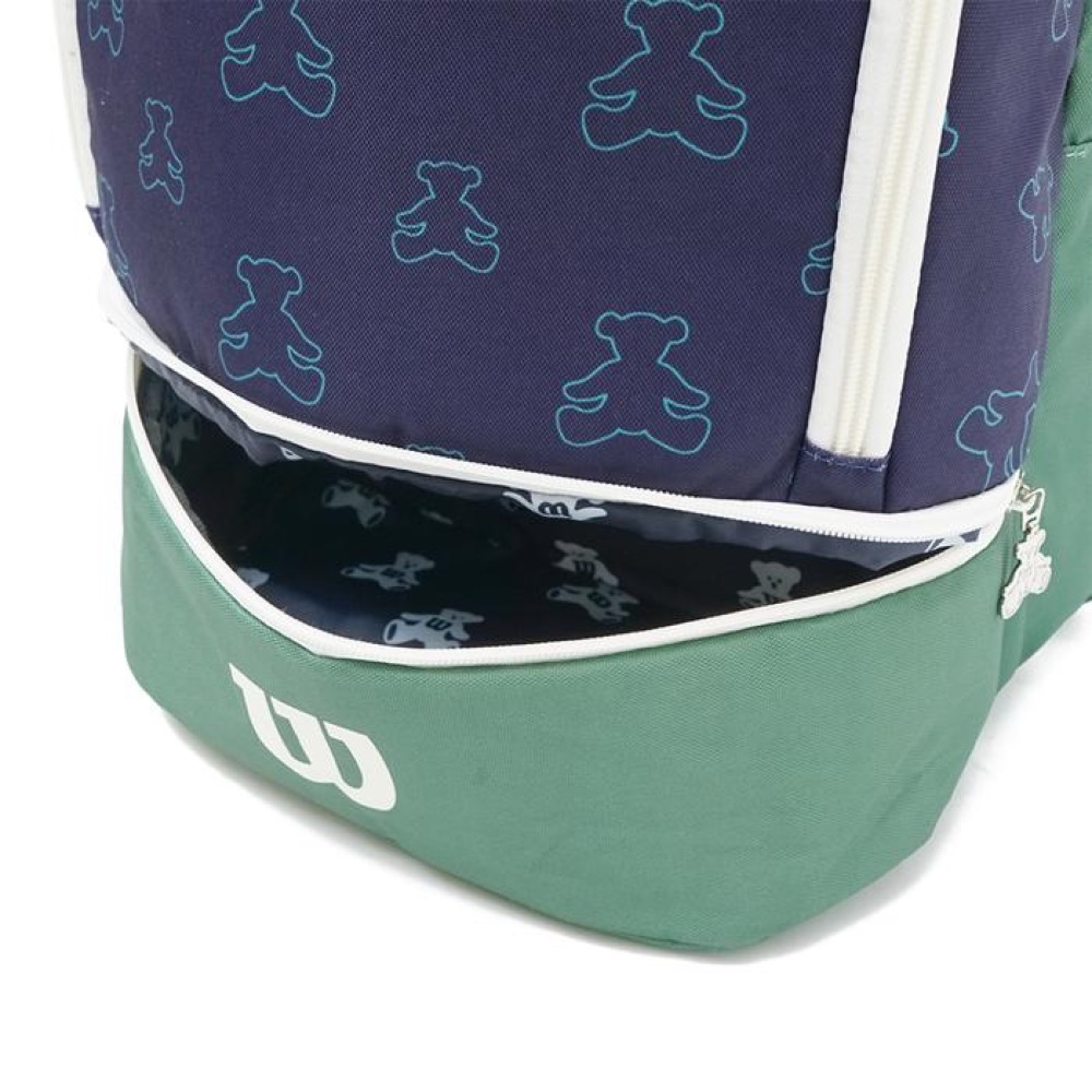 Теннисный рюкзак Wilson BEAR BACKPACK Navy/Green