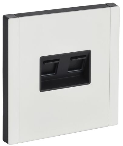 FORTE&PIANO Роз. двойная RJ11+RJ45 кат.5E FP235M бел. IEK