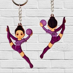 Брелок  гимнастка с мячом (VERBA SPORT)