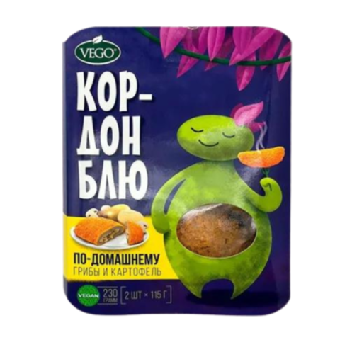 Кордон блю Грибы-картофель, 230 г, VEGO