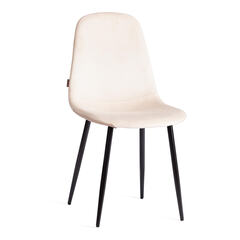 Стул Бриз/BREEZE (mod. 4724) металл черный /велюр бежевый