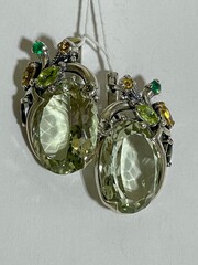 Илана нат (серьги из серебра)