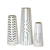 Ваза White Geometric Pattern