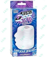 Прозрачный рифлёный мастурбатор JACK GRIP