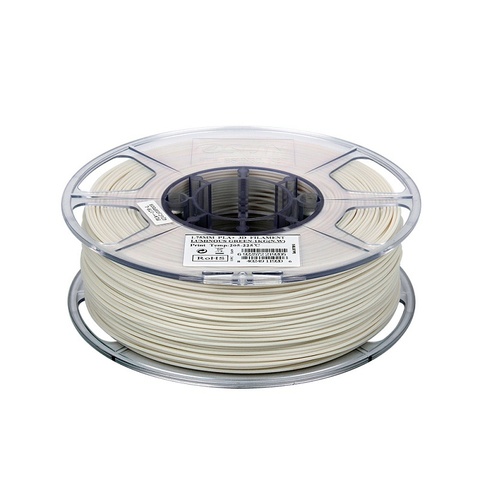 Катушка пластика PLA+ ESUN 1.75 мм 1кг., светящаяся зеленая