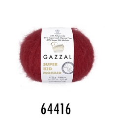 Пряжа Gazzal Super Kid Mohair цвет 64416