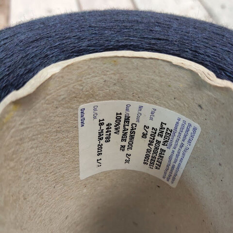 Меринос ZEGNA BARUFFA CASHWOOL 2/30 темно-синий