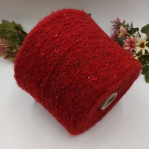 Singaporesling Nodino Millefili Альпака с люрексом Красный