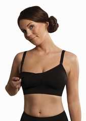 Бюстгальтер для кормления  Carriwell Seamless Nursing Bra, Чёрный