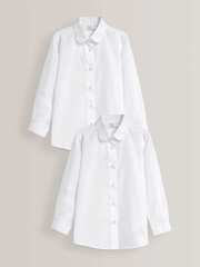 Рубашка школьная для девочки Next 619-365, 2 шт., Белый